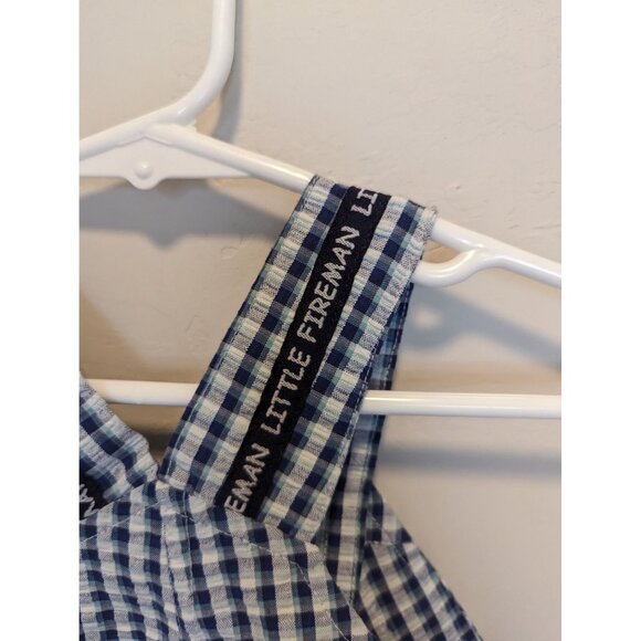 Vintage Cradle Togs 6-9 Month Embroidery Little Fireman Shortalls - Picture 6 of 8